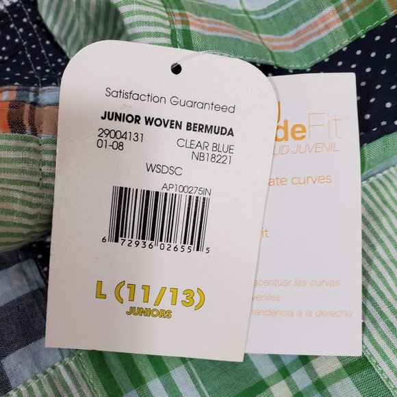 No Boundaries Sleepwear Juniors' Woven Bermuda Sleep Short L (11/13) - Picture 2 of 7